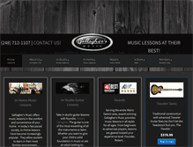 Tablet Screenshot of gallaghersmusic.net
